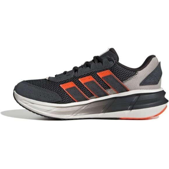 ⚡Adidas Men's Carbon/Carbon/Impact Orange Rubber Lace Closure Fashion Sneaker - Picture 6 of 9